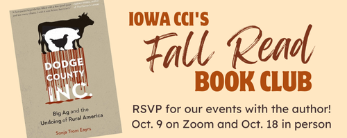 promo image for book club, green w book cover